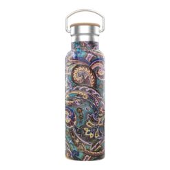 Alternative view of Green Lion Pattern Stainless Steel Water Bottle 600ml