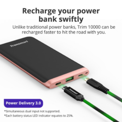 Alternative view of Tronsmart Trim 10000mAh USB-C Power Bank