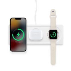 Alternative view of Belkin 3 in 1 Wireless Charging Pad with MagSafe