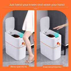 Alternative view of JOYBOS 15L Motion Sensor Waterproof Trash Can