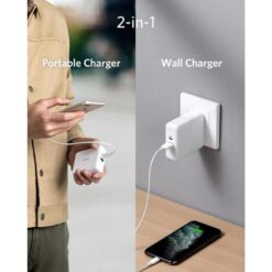 Alternative view of Anker PowerCore III Fusion 5K with Hybrid Battery and Wall Charger