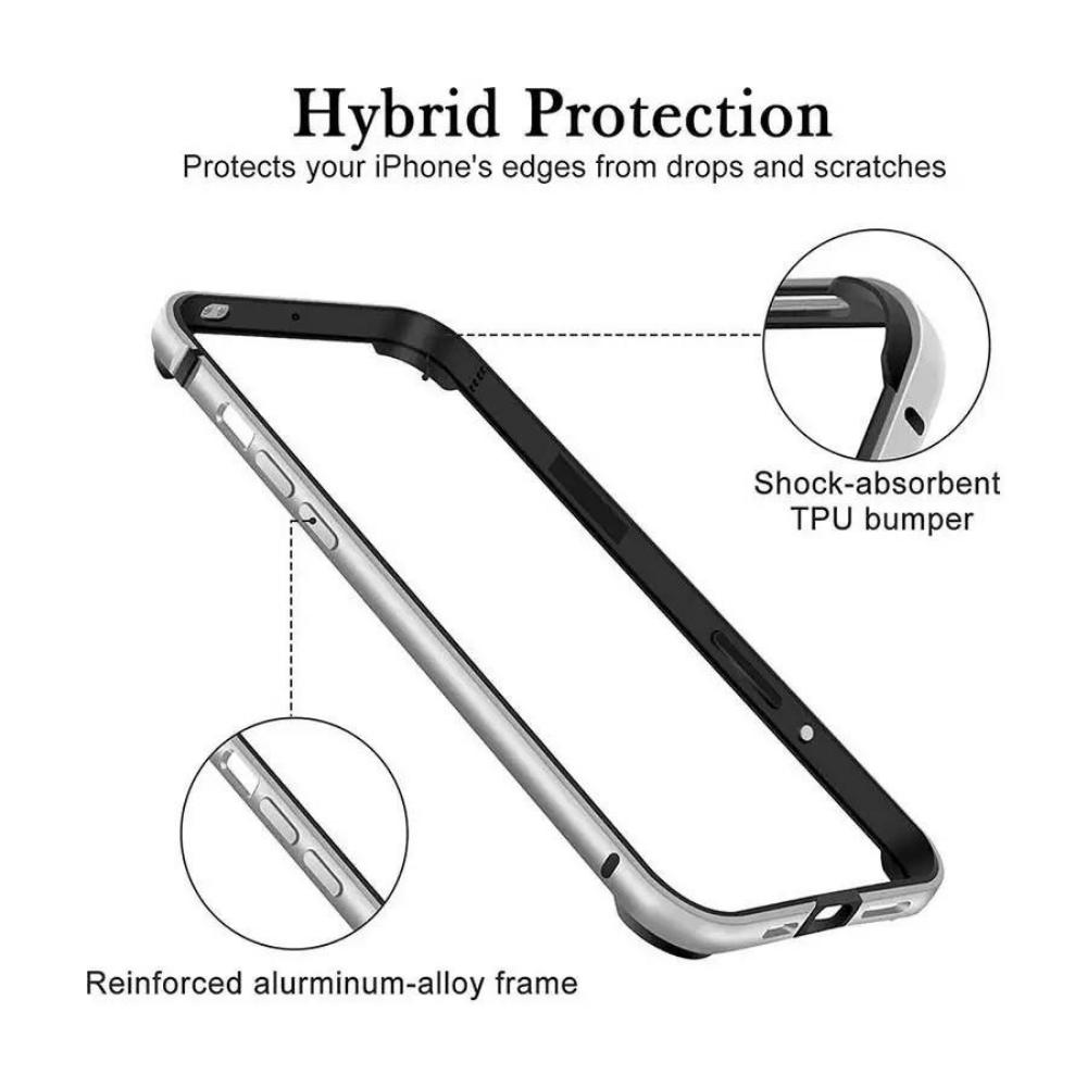 iPhone 12 mini Coteetci Aluminum Bumper Case (2)