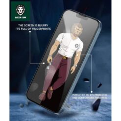Alternative view of iPhone 14 Pro Max Green Lion 3D Matte Pro