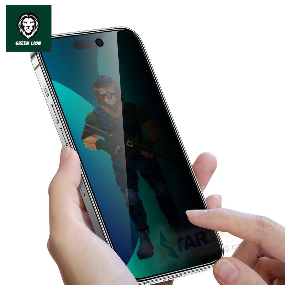 Green Lion 3D PV-PET Pro for iPhone 14 Pro Max 8 Green Lion 3D PET Pro Privacy Glass Screen Protector 2