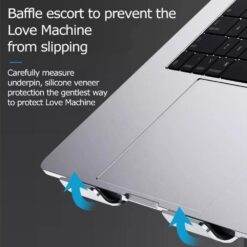 Laptop Foldable Stand Dual Fan Aluminum Alloy V4 - Image 5