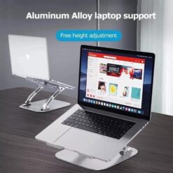 Laptop Foldable Stand Dual Fan Aluminum Alloy V4