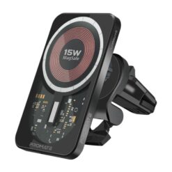 Promate MagSafe Car Wireless Charger 15w Transparent