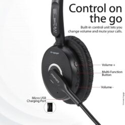 Promate Engage HD Voice Clarity Over Ear Mono Earphone - Image 5