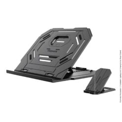 Alternative view of Promate Procooler-1 Foldable Laptop and Smartphone Riser Stand