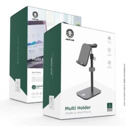 Alternative view of Green Lion Multi Holder for Smartphone and Headphones Stand