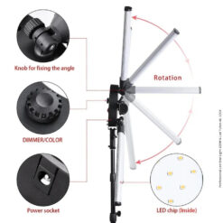 Alternative view of Professional Led Star Light 120W 6 Led Tubes AL-120X