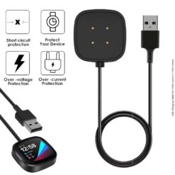 Alternative view of USB Charging Cable for FitBit Versa 3 / FitBit Sense