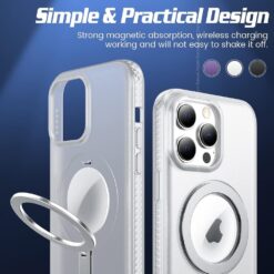 Alternative view of CaseWorld MagSafe stand Case for iPhone 14 Pro Max