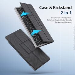 Dux Ducis Bluetooth Keyboard with Cover and Stand - Image 3