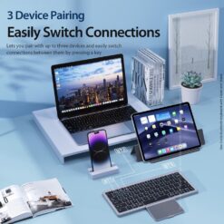 Dux Ducis Bluetooth Keyboard with Cover and Stand - Image 7