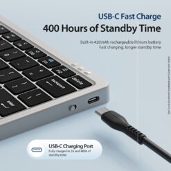 Dux Ducis Bluetooth Keyboard with Cover and Stand - Image 8