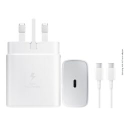 Alternative view of Samsung 45W Power Adapter with USB-C Cable UK