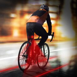Alternative view of Uraban moov Rear LED and Laser Light for Bike