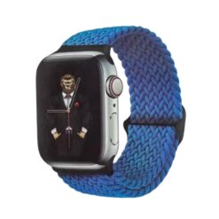 Alternative view of Green Lion Braided Solo Loop Watch Strap
