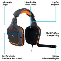 Alternative view of Logitech G231 Prodigy Wired Gaming Headset