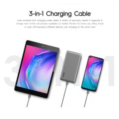Alternative view of Tecno 3 in 1 Multi Fast Charging Cable TCD-X95