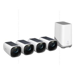 eufy Security S330 eufyCam 3 (4-Cam Kit) 4K Camera with Solar Panel