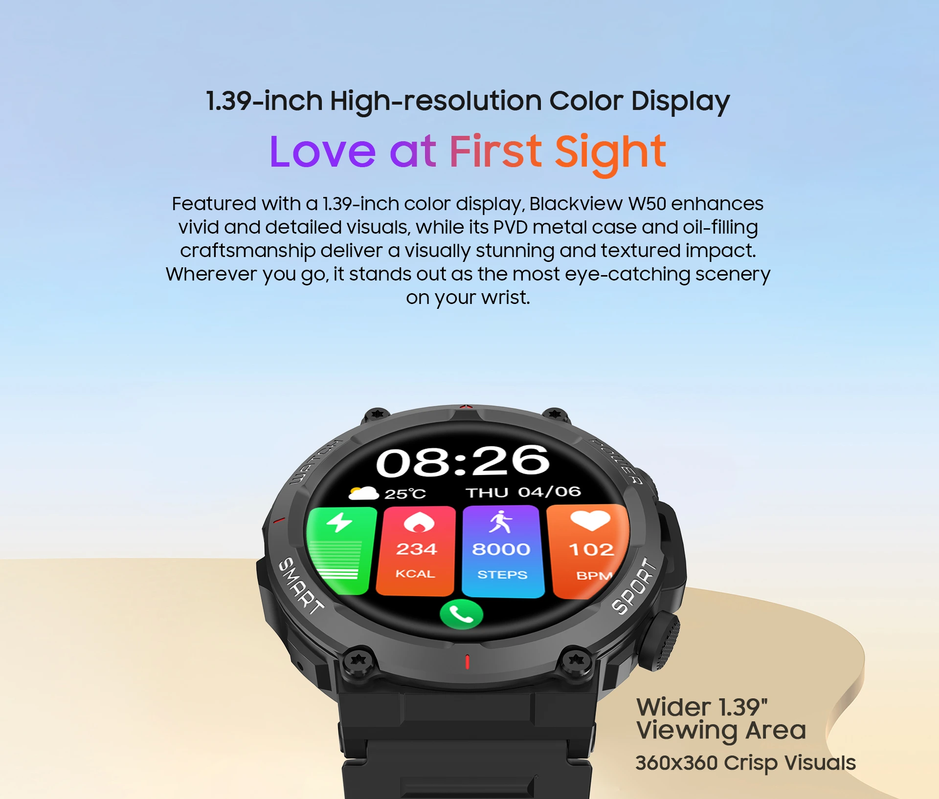  | Blackview W50 Smartwatch in 4 | Najem Starcall | Lebanon