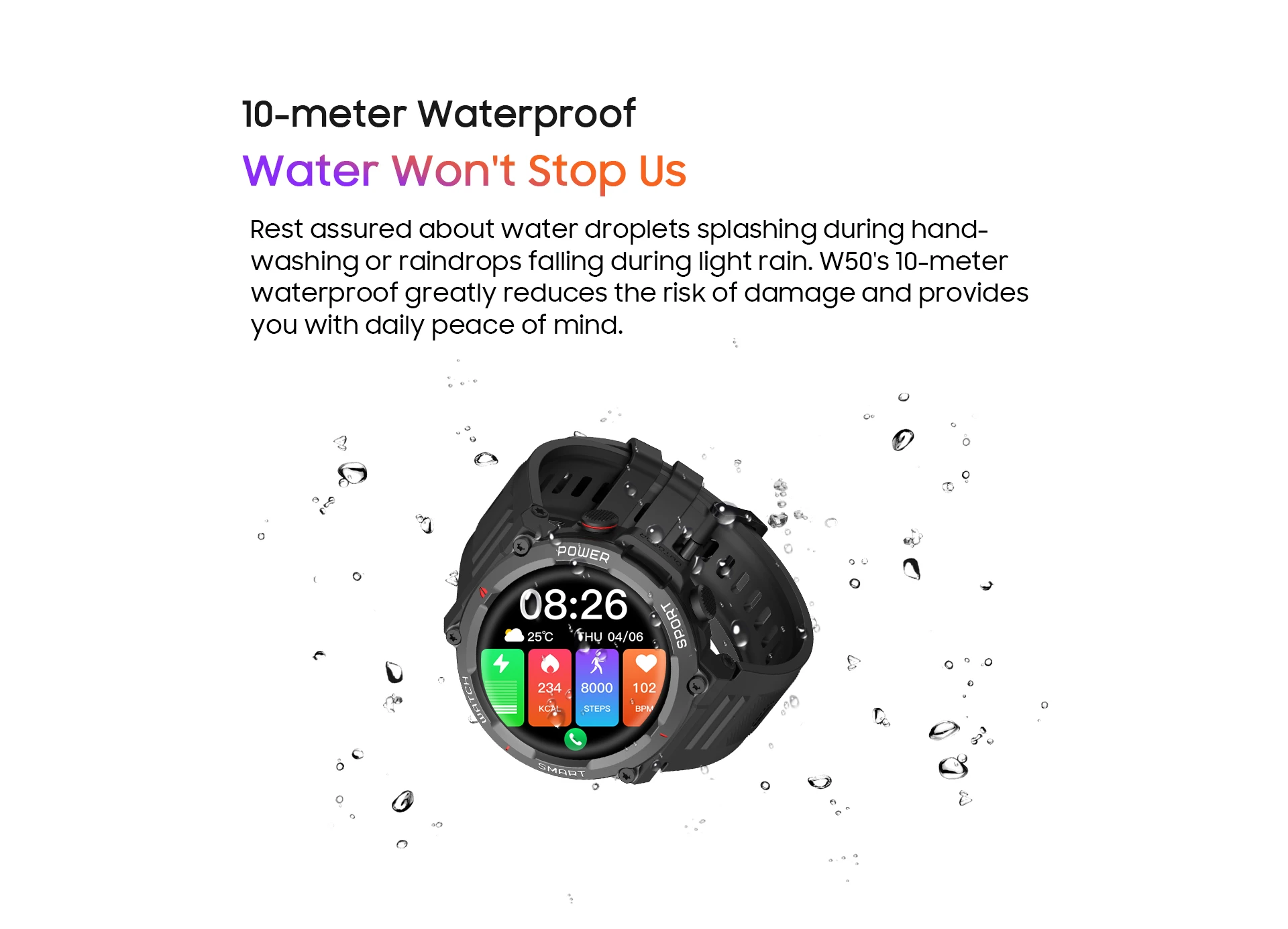  | Blackview W50 Smartwatch in 8 | Najem Starcall | Lebanon