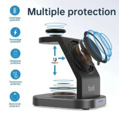 Alternative view of Budi 3 in 1 Magnetic Wireless Charging Stand