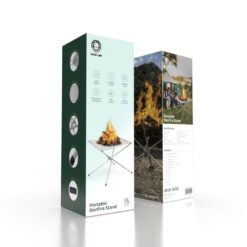 Alternative view of Green Lion Portable Bonfire Stainless Steel Stand