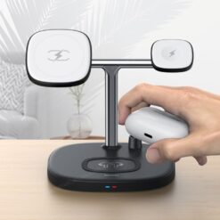 Yesido 15W 4 in 1 Wireless Charger Stand DS12 11 Yesido 15W 4 in 1 Wireless Charger Stand DS12 - Image 3