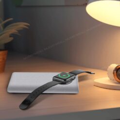 Green Lion 2 in 1 Power Bank with Wireless Watch Charger - Image 2