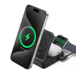 Alternative view of Anker MagGo Wireless Charging Station (Foldable 3-in-1)