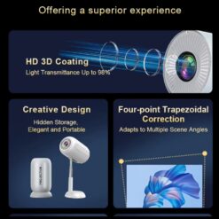 Alternative view of Green Lion Venus 4K Portable Projector