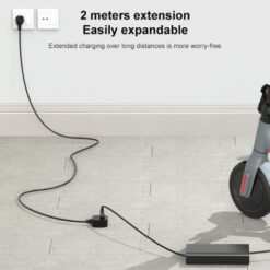 Alternative view of Yesido MC29 EU Plug to Universal Plug Power Extension Cable