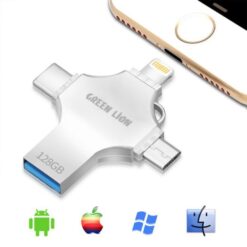 Alternative view of Green Lion 4 in 1 USB Flash Drive