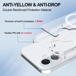 Kigc Clear MagSafe Case For iPhone 16 - Image 4