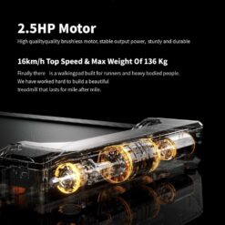 KingSmith Double Fold Treadmill Walking and Running MX16 3