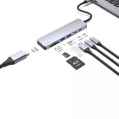Alternative view of Proove Iron Link 7 in 1 HDMI USB-C Adapter
