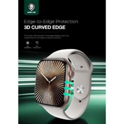 Alternative view of Green Lion 3D UltraFlex Screen Protection Automatic Installation for Apple Watch  46mm