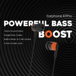 Alternative view of Itel K9 Pro Heavy Bass Wired Earphones