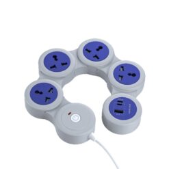 Home 323 Alternative view of Porodo 2500W USB-A Type-C and 4 AC Multiport Socket Strip