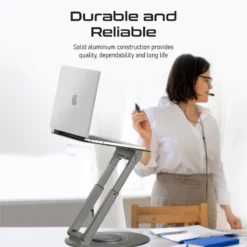 Alternative view of Promate DeskMate-6 Aluminium Laptop Stand