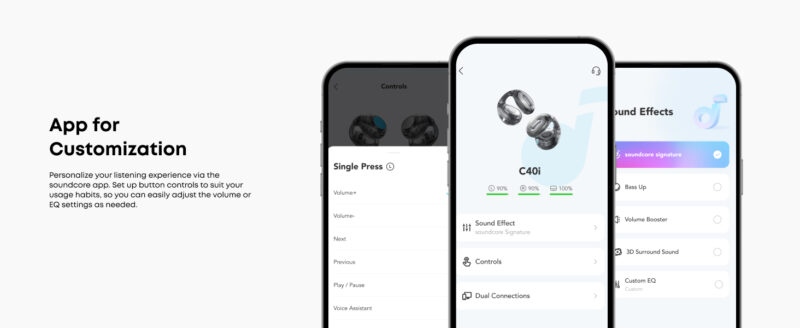Soundcore C40i | Flexible and Comfortable Clip-On Earbuds 10 Soundcore C40i Clip-On Earbuds