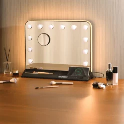 Alternative view of Green Lion Vanity Mirror