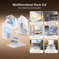 Alternative view of Roborock Qrevo Master Robot Vacuum with Multifunctional Dock 3.0