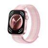 Woven Nylon Strap for Huawei Watch Fit 3 Pink White
