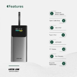 Green Lion Voltix 10000mAh Power Bank PD20W 17 Green Lion Voltix 10000mAh Power Bank PD20W - Image 7