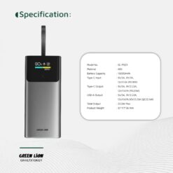 Green Lion Voltix 10000mAh Power Bank PD20W 16 Green Lion Voltix 10000mAh Power Bank PD20W - Image 6