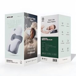 Alternative view of Green lion Cervical Memory Foam Pillow